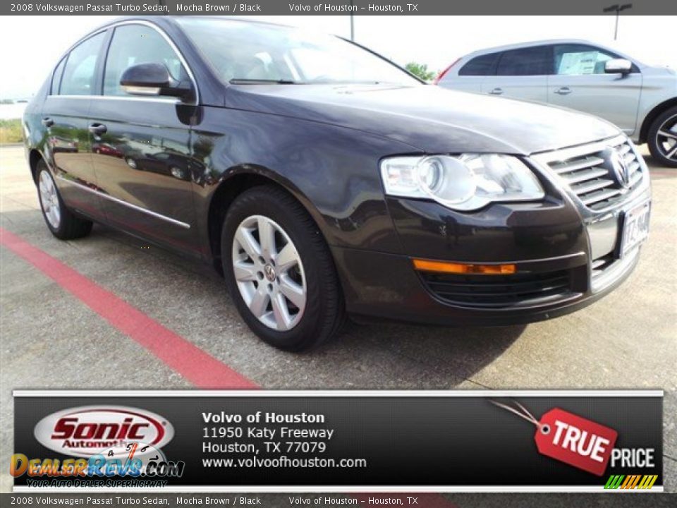2008 Volkswagen Passat Turbo Sedan Mocha Brown / Black Photo #1