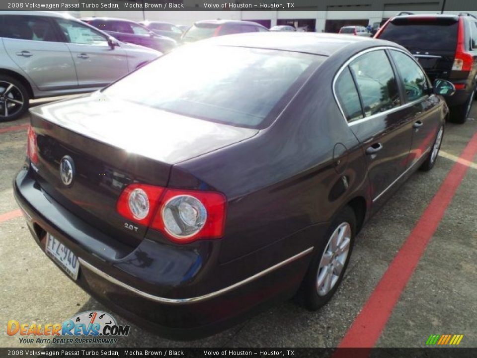 2008 Volkswagen Passat Turbo Sedan Mocha Brown / Black Photo #4