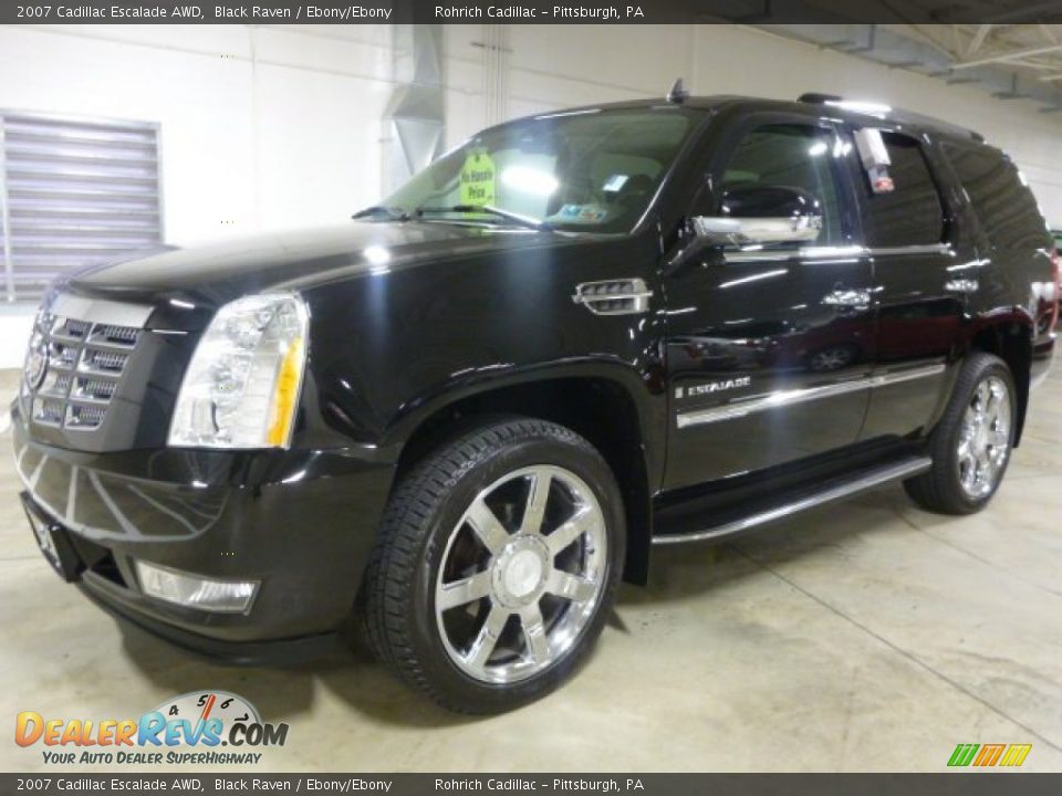 2007 Cadillac Escalade AWD Black Raven / Ebony/Ebony Photo #1