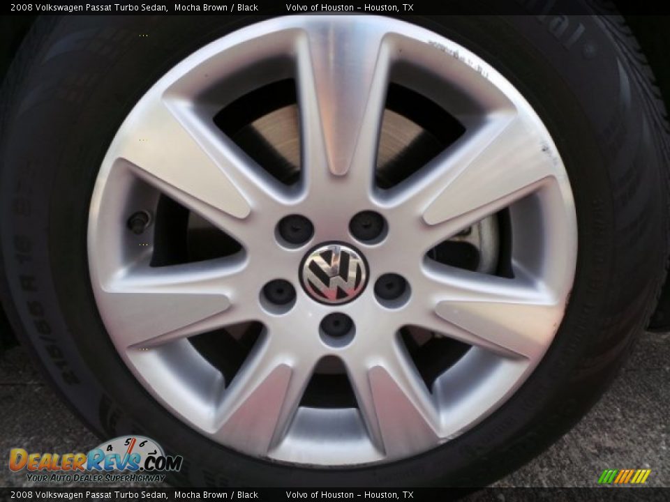 2008 Volkswagen Passat Turbo Sedan Mocha Brown / Black Photo #6