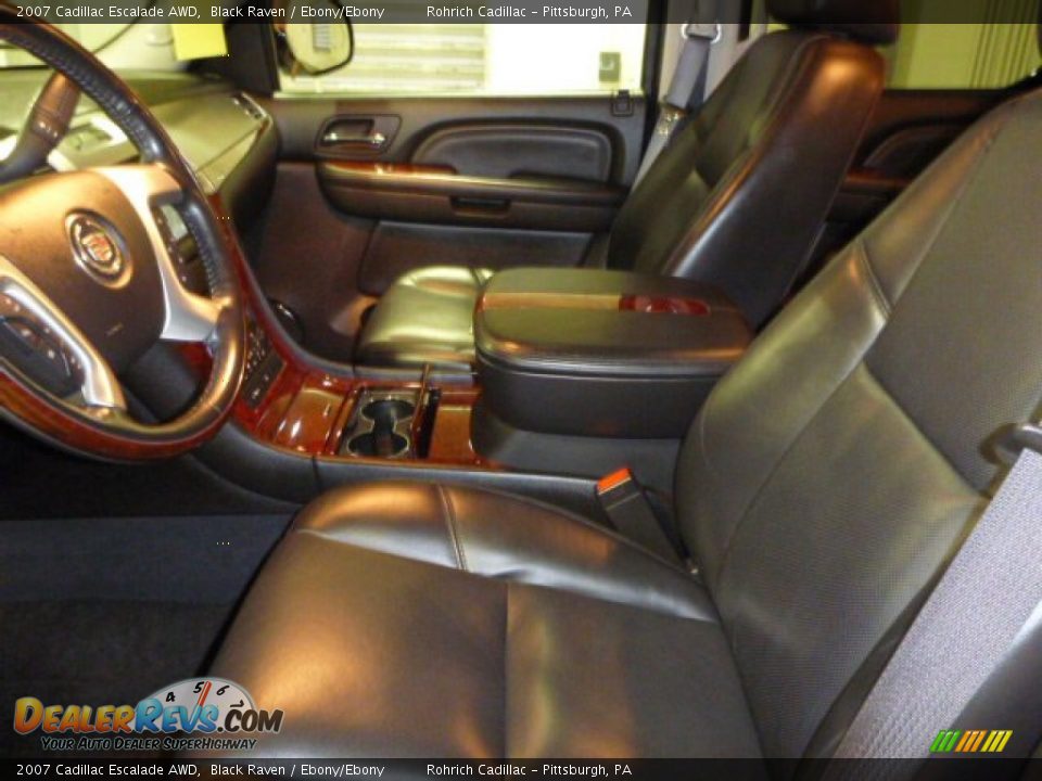 2007 Cadillac Escalade AWD Black Raven / Ebony/Ebony Photo #4