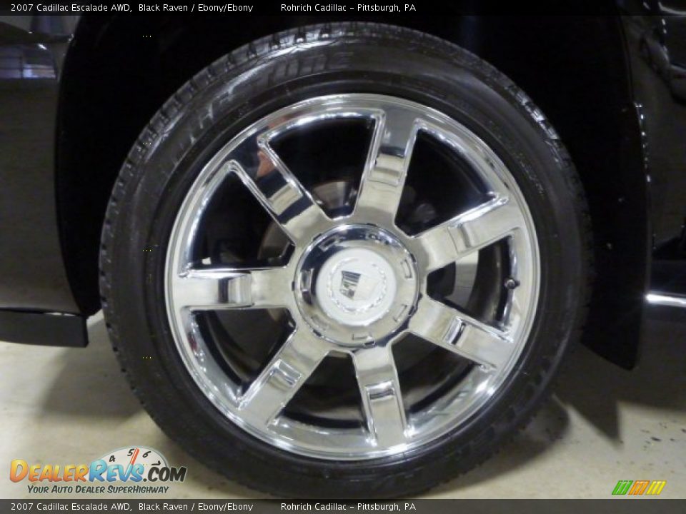 2007 Cadillac Escalade AWD Black Raven / Ebony/Ebony Photo #8