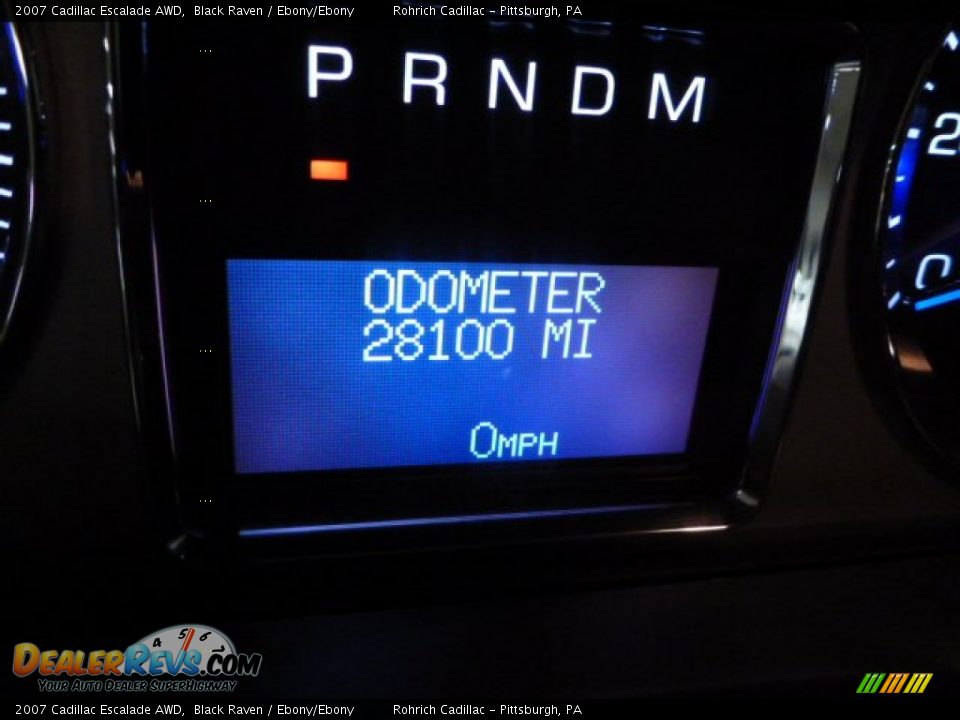 2007 Cadillac Escalade AWD Black Raven / Ebony/Ebony Photo #9