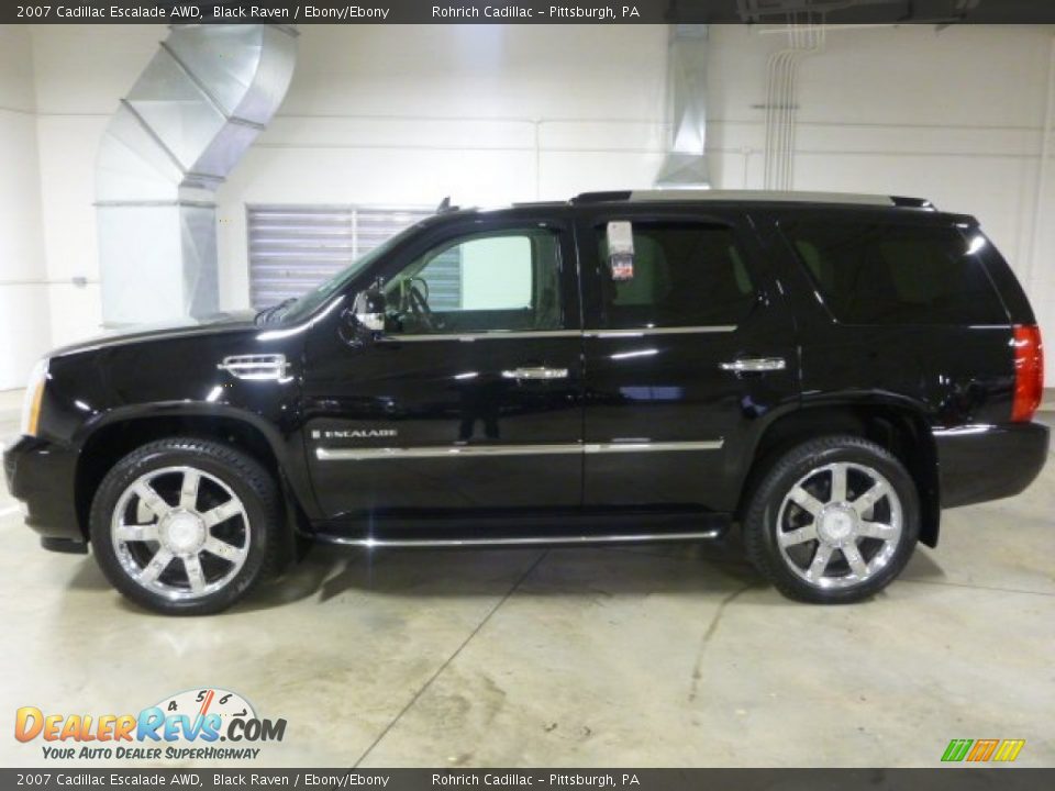 2007 Cadillac Escalade AWD Black Raven / Ebony/Ebony Photo #10