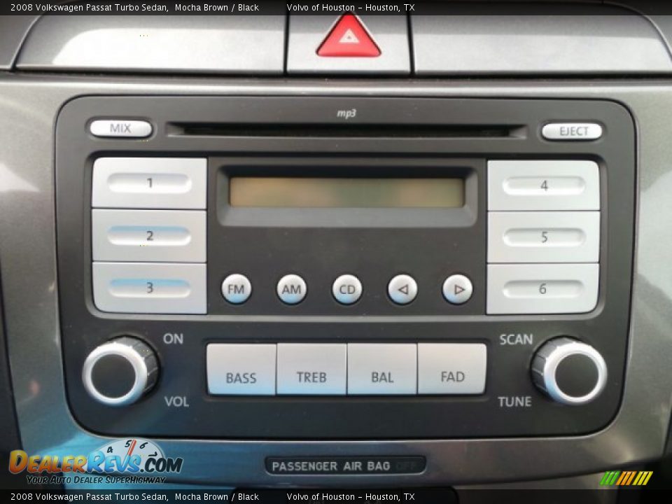 2008 Volkswagen Passat Turbo Sedan Mocha Brown / Black Photo #14