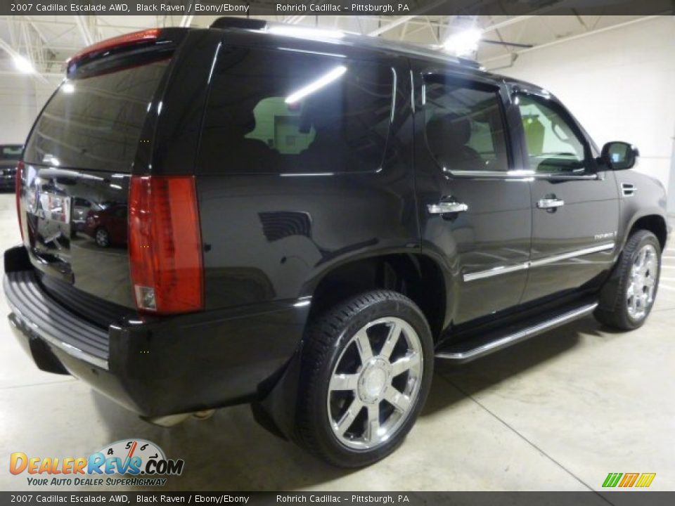 2007 Cadillac Escalade AWD Black Raven / Ebony/Ebony Photo #13