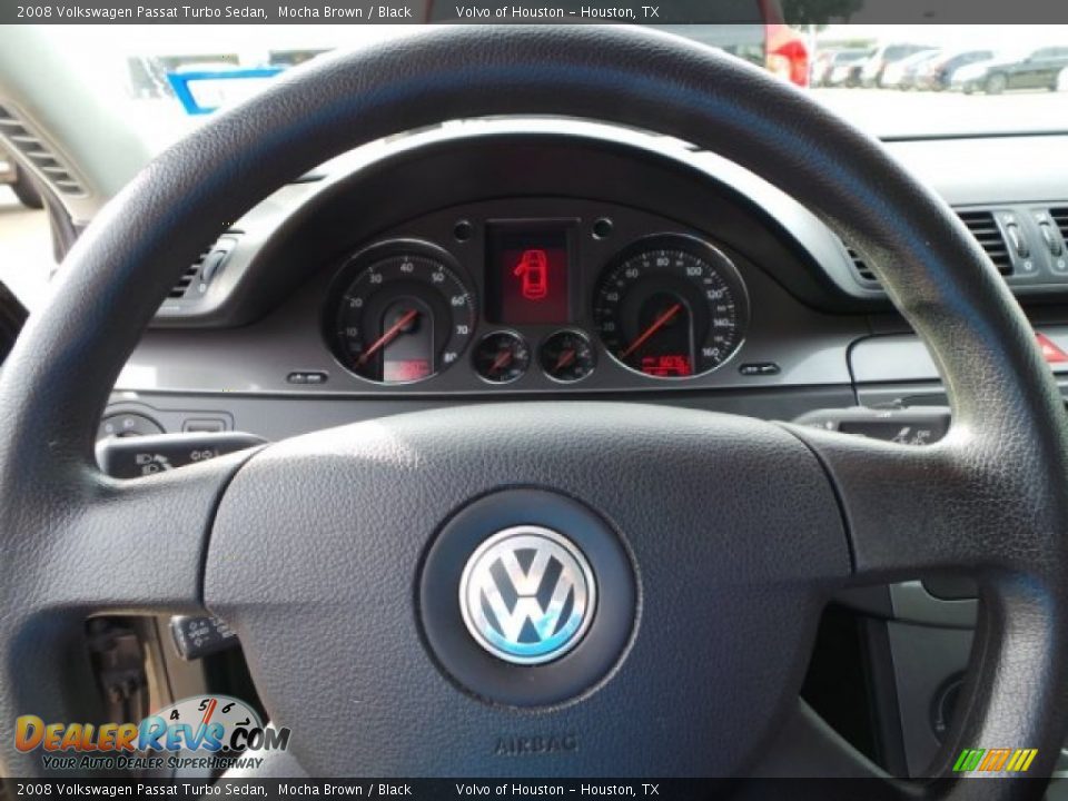 2008 Volkswagen Passat Turbo Sedan Mocha Brown / Black Photo #17