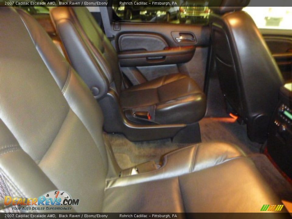 2007 Cadillac Escalade AWD Black Raven / Ebony/Ebony Photo #15