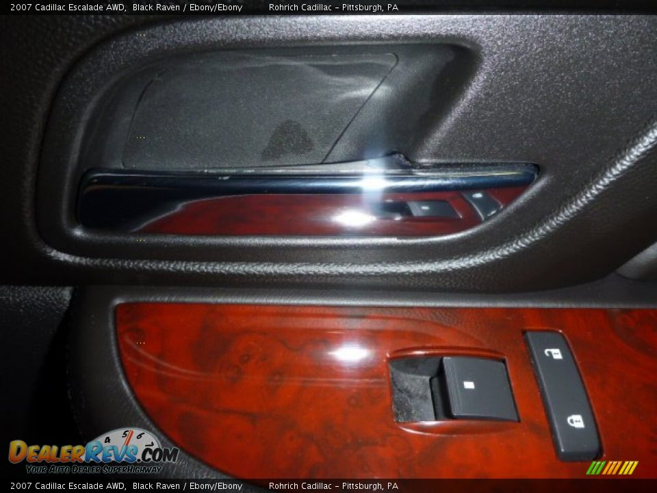 2007 Cadillac Escalade AWD Black Raven / Ebony/Ebony Photo #16