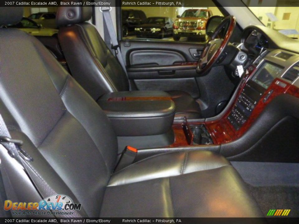 2007 Cadillac Escalade AWD Black Raven / Ebony/Ebony Photo #18