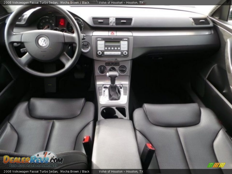 2008 Volkswagen Passat Turbo Sedan Mocha Brown / Black Photo #22