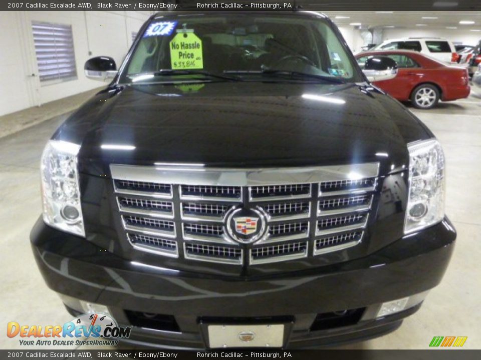 2007 Cadillac Escalade AWD Black Raven / Ebony/Ebony Photo #19