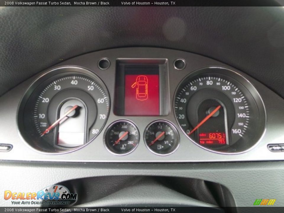 2008 Volkswagen Passat Turbo Sedan Mocha Brown / Black Photo #29