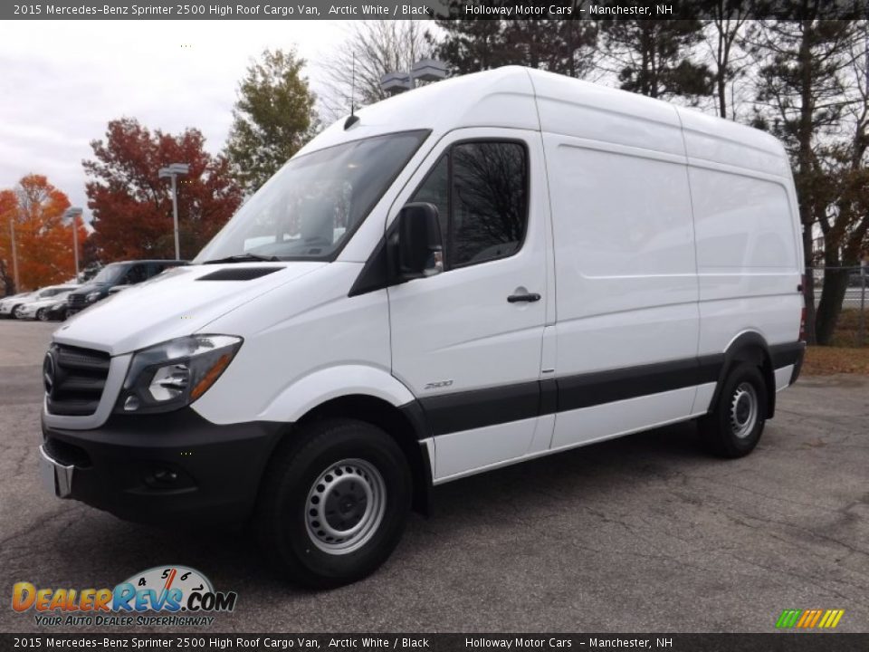 Front 3/4 View of 2015 Mercedes-Benz Sprinter 2500 High Roof Cargo Van Photo #1