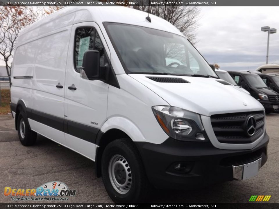 Arctic White 2015 Mercedes-Benz Sprinter 2500 High Roof Cargo Van Photo #2