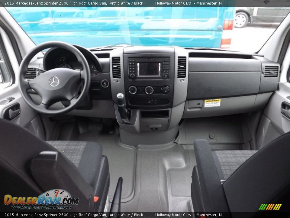 Black Interior - 2015 Mercedes-Benz Sprinter 2500 High Roof Cargo Van Photo #7