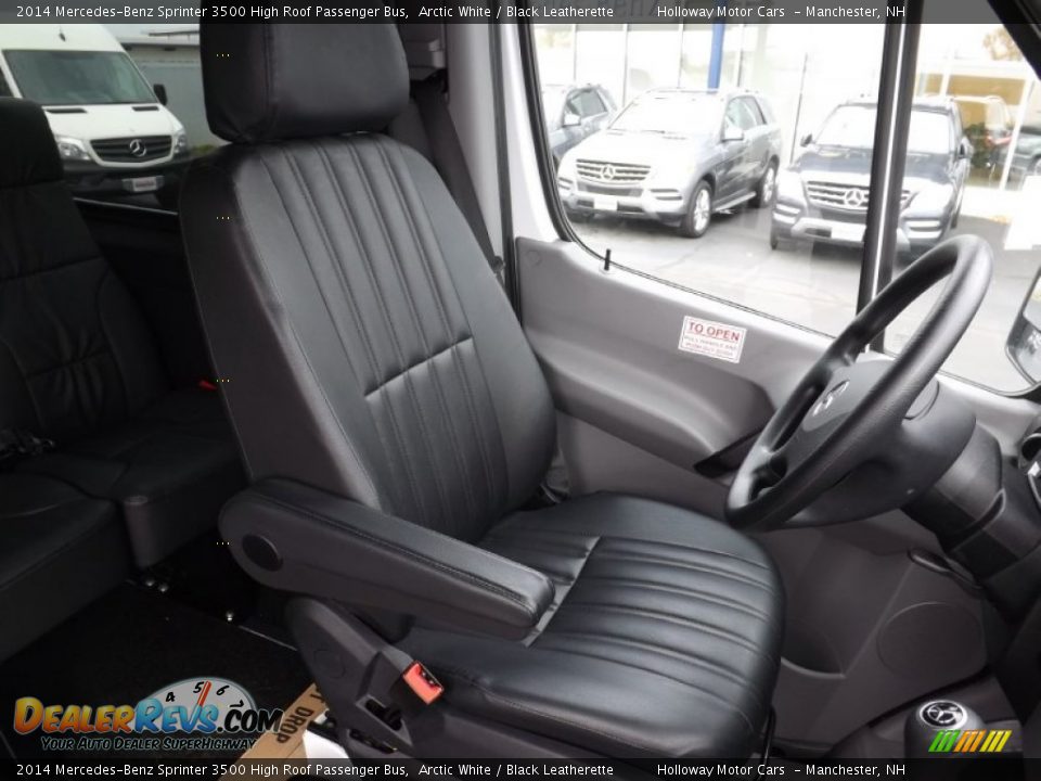 2014 Mercedes-Benz Sprinter 3500 High Roof Passenger Bus Arctic White / Black Leatherette Photo #9