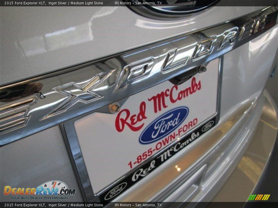 2015 Ford Explorer XLT Ingot Silver / Medium Light Stone Photo #6