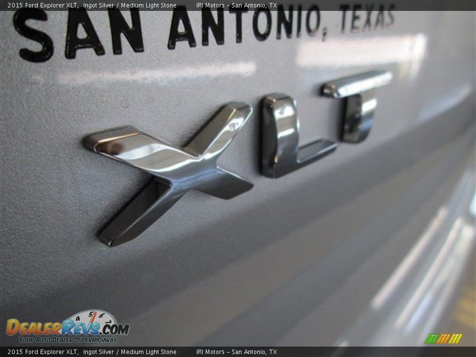 2015 Ford Explorer XLT Ingot Silver / Medium Light Stone Photo #7