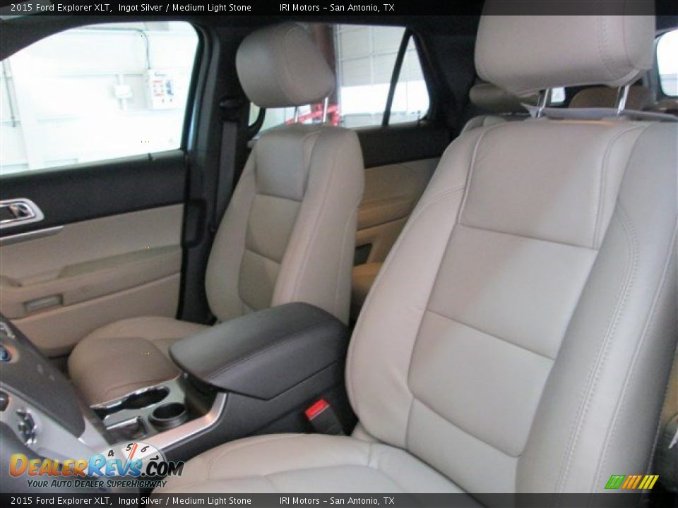 2015 Ford Explorer XLT Ingot Silver / Medium Light Stone Photo #9