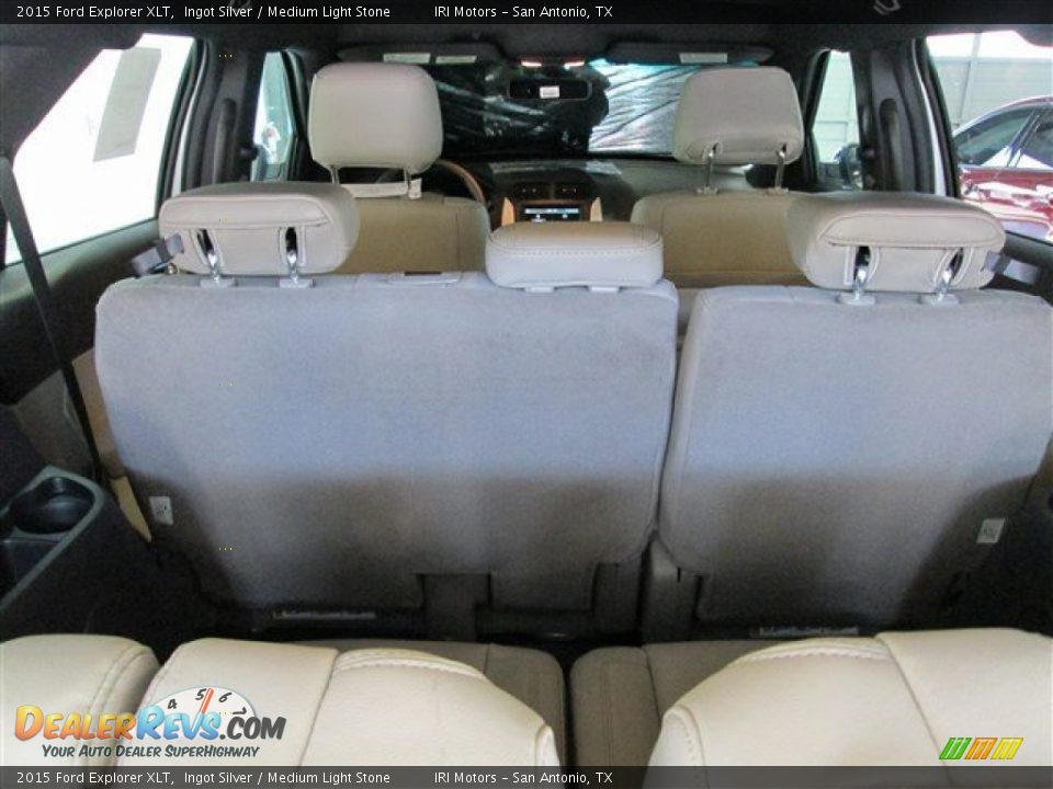 2015 Ford Explorer XLT Ingot Silver / Medium Light Stone Photo #13