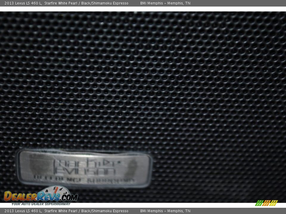 2013 Lexus LS 460 L Starfire White Pearl / Black/Shimamoku Espresso Photo #12