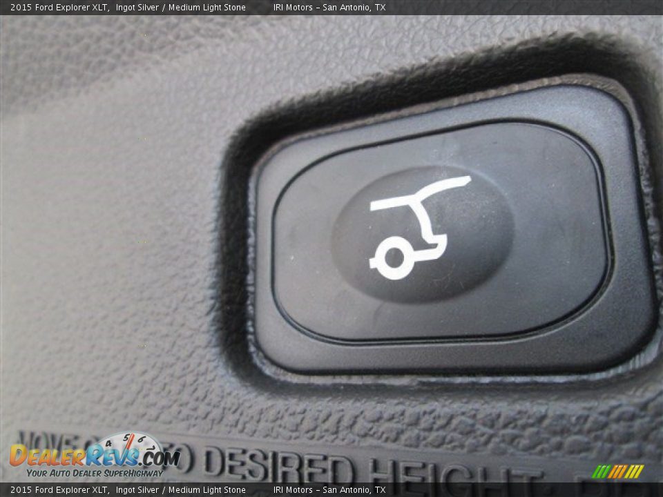 2015 Ford Explorer XLT Ingot Silver / Medium Light Stone Photo #14