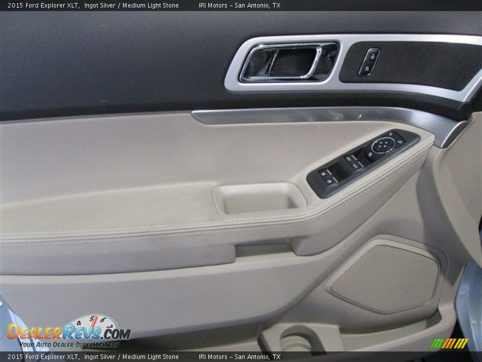 2015 Ford Explorer XLT Ingot Silver / Medium Light Stone Photo #15