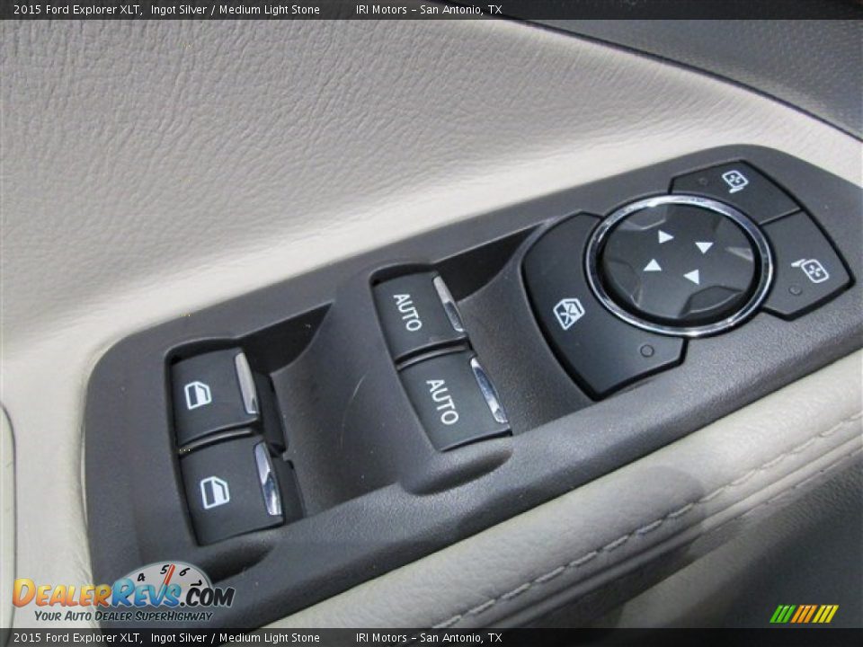 2015 Ford Explorer XLT Ingot Silver / Medium Light Stone Photo #23