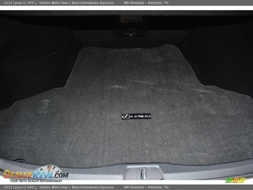 2013 Lexus LS 460 L Starfire White Pearl / Black/Shimamoku Espresso Photo #32