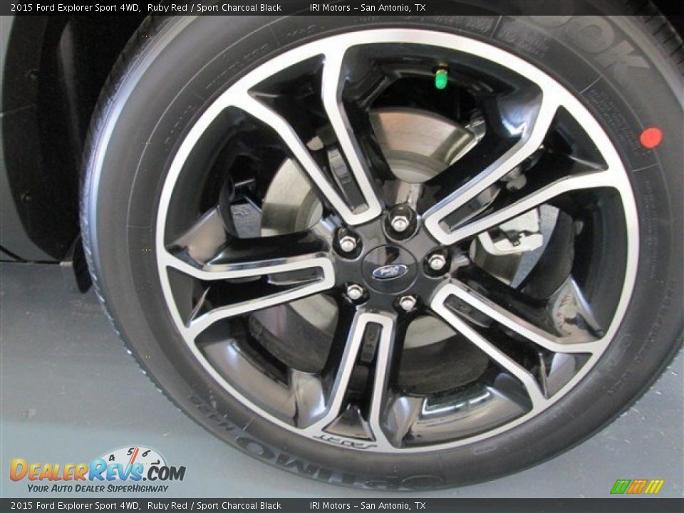 2015 Ford Explorer Sport 4WD Ruby Red / Sport Charcoal Black Photo #4