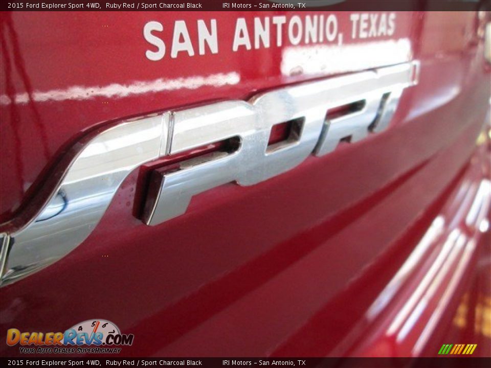 2015 Ford Explorer Sport 4WD Ruby Red / Sport Charcoal Black Photo #6