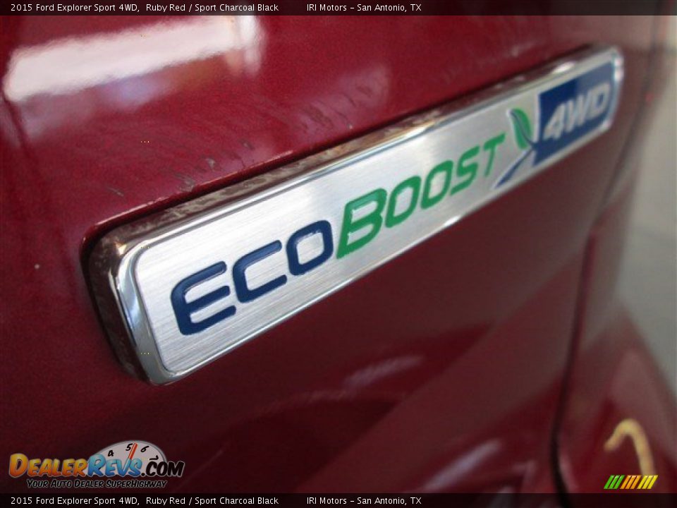 2015 Ford Explorer Sport 4WD Ruby Red / Sport Charcoal Black Photo #7