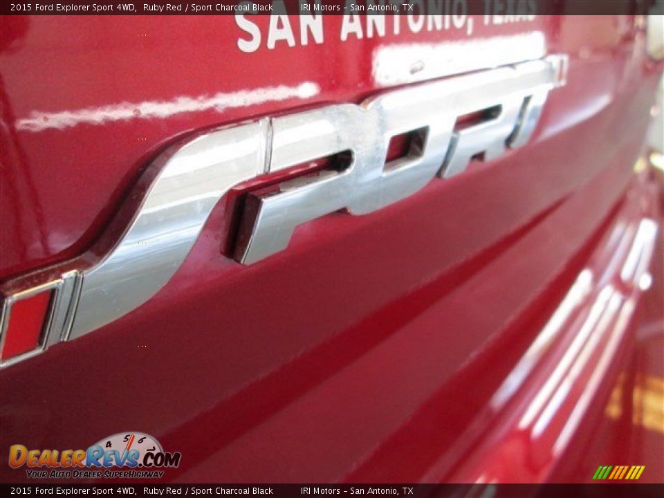 2015 Ford Explorer Sport 4WD Ruby Red / Sport Charcoal Black Photo #8