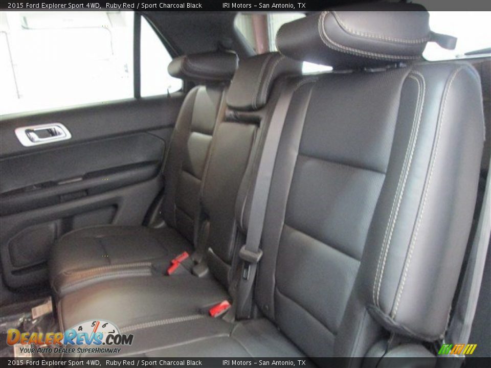 2015 Ford Explorer Sport 4WD Ruby Red / Sport Charcoal Black Photo #11
