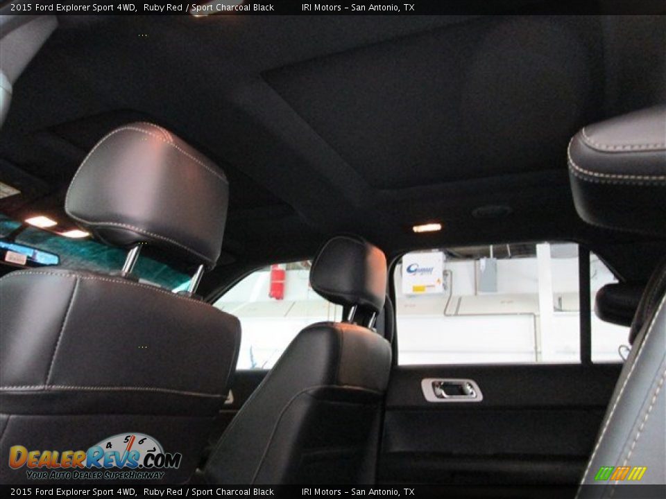 2015 Ford Explorer Sport 4WD Ruby Red / Sport Charcoal Black Photo #14