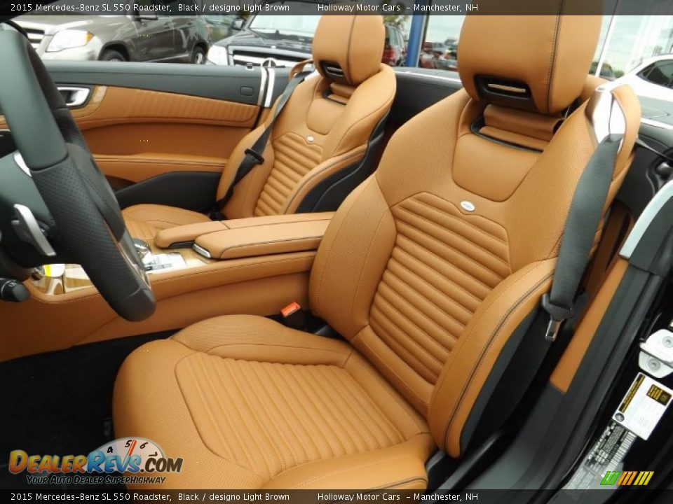 designo Light Brown Interior - 2015 Mercedes-Benz SL 550 Roadster Photo #10