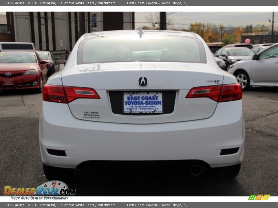 2014 Acura ILX 2.0L Premium Bellanova White Pearl / Parchment Photo #4