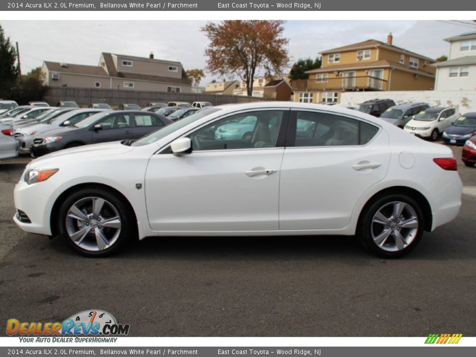 2014 Acura ILX 2.0L Premium Bellanova White Pearl / Parchment Photo #6