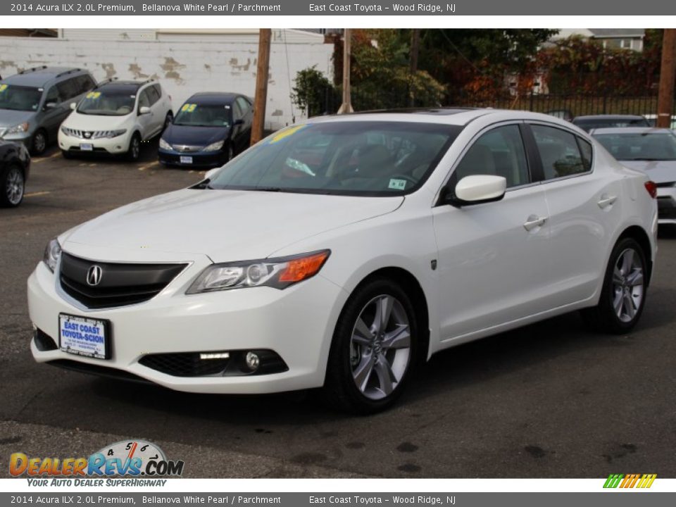 2014 Acura ILX 2.0L Premium Bellanova White Pearl / Parchment Photo #7