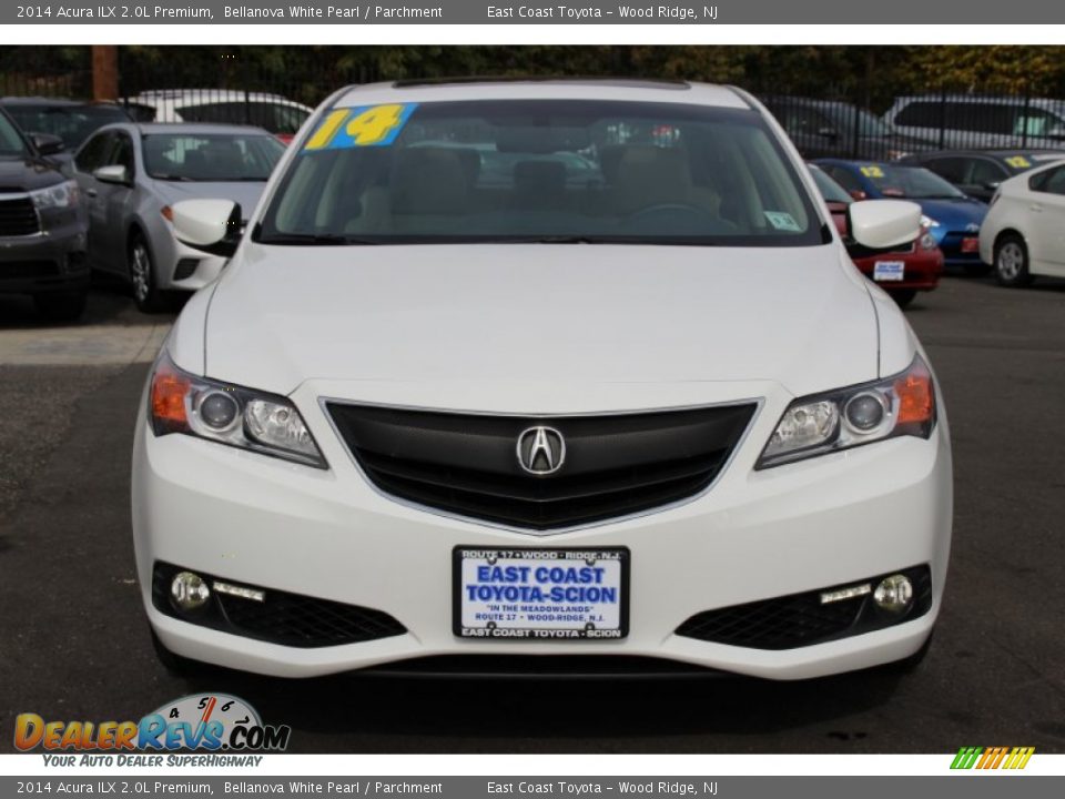 2014 Acura ILX 2.0L Premium Bellanova White Pearl / Parchment Photo #8