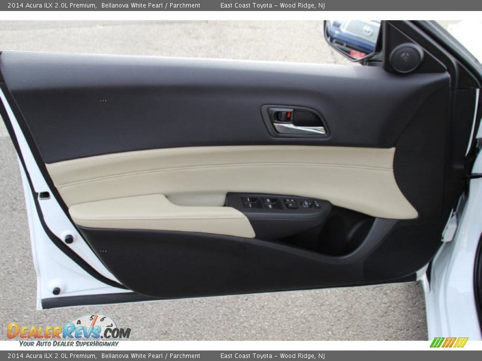 2014 Acura ILX 2.0L Premium Bellanova White Pearl / Parchment Photo #9