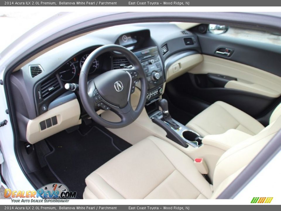2014 Acura ILX 2.0L Premium Bellanova White Pearl / Parchment Photo #11