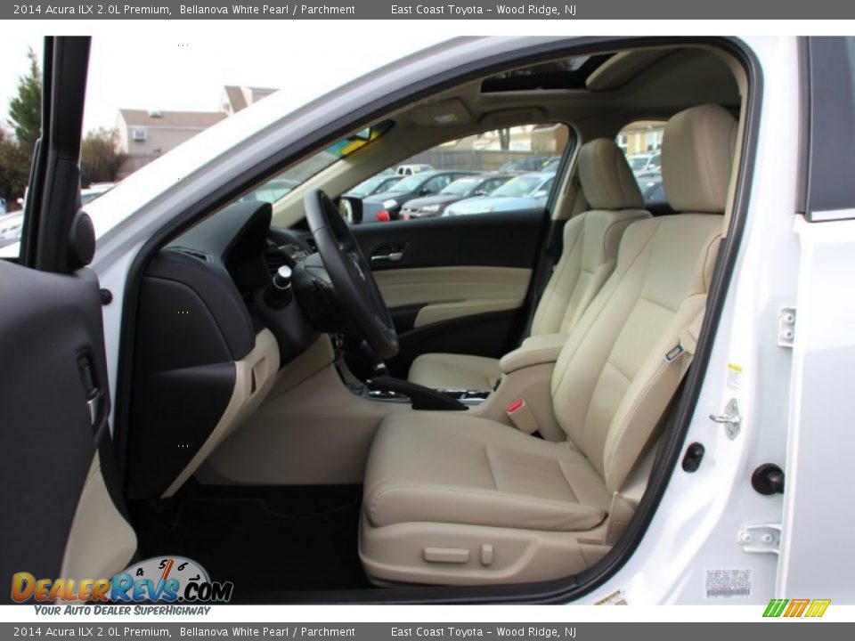 2014 Acura ILX 2.0L Premium Bellanova White Pearl / Parchment Photo #12