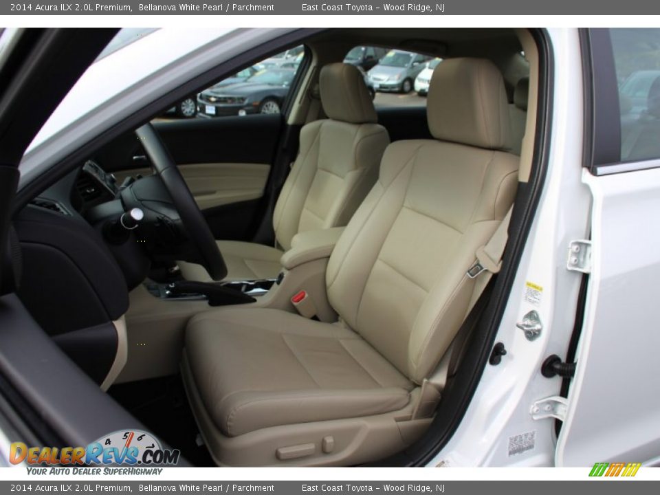 2014 Acura ILX 2.0L Premium Bellanova White Pearl / Parchment Photo #13
