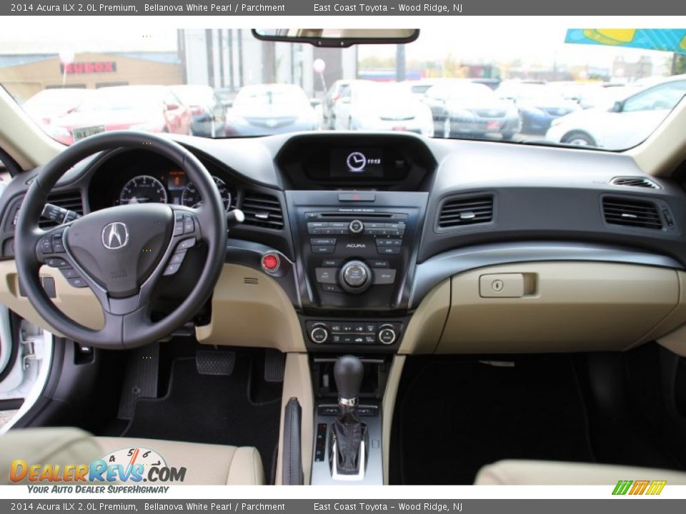 2014 Acura ILX 2.0L Premium Bellanova White Pearl / Parchment Photo #15