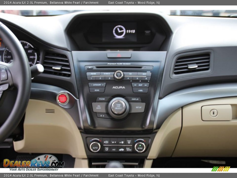2014 Acura ILX 2.0L Premium Bellanova White Pearl / Parchment Photo #16