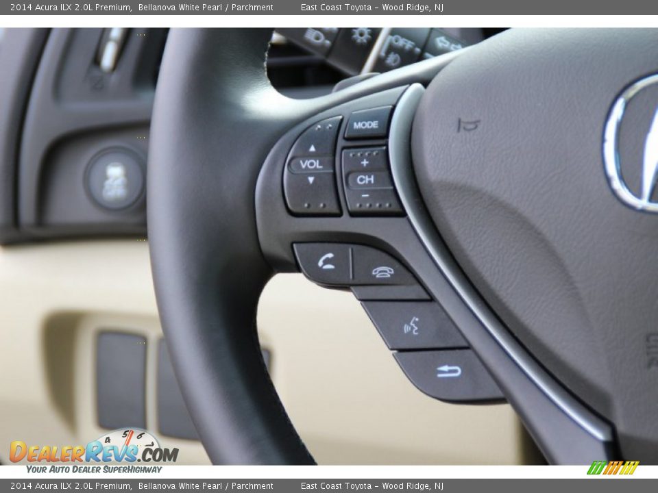 2014 Acura ILX 2.0L Premium Bellanova White Pearl / Parchment Photo #19