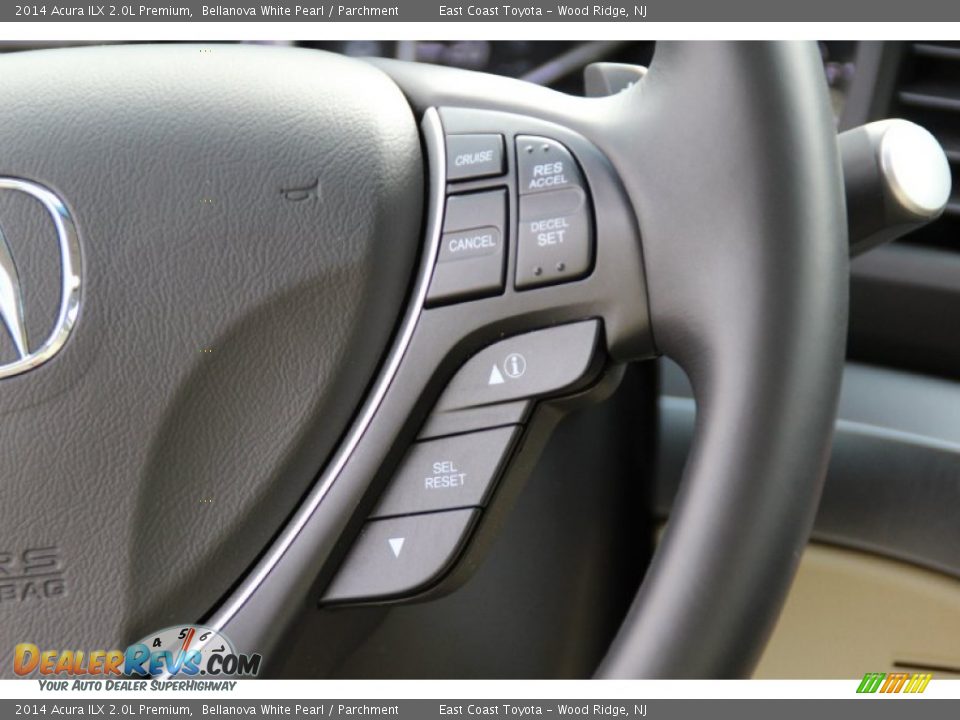 2014 Acura ILX 2.0L Premium Bellanova White Pearl / Parchment Photo #20