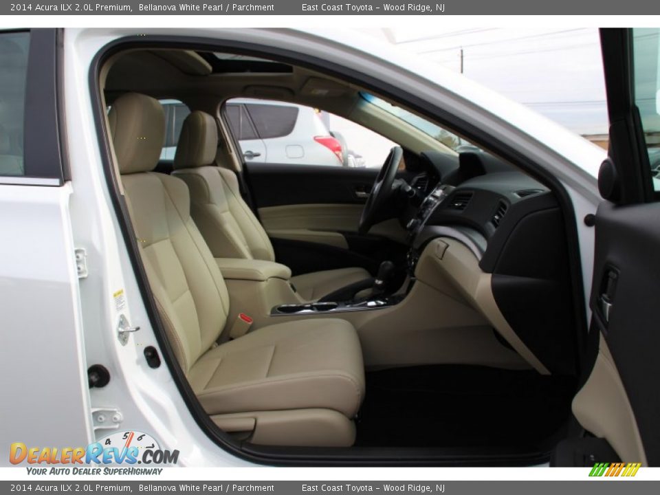 2014 Acura ILX 2.0L Premium Bellanova White Pearl / Parchment Photo #27